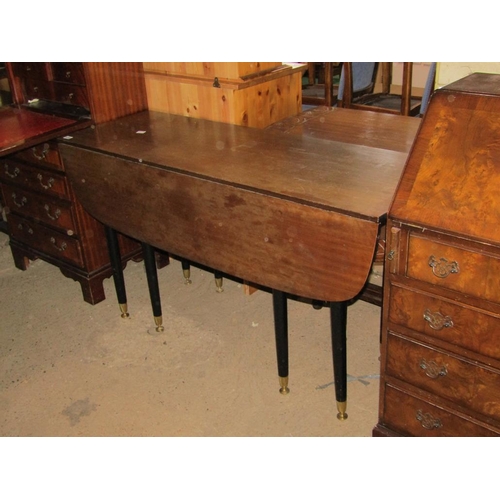 638 - TEAK DROP LEAF TABLE