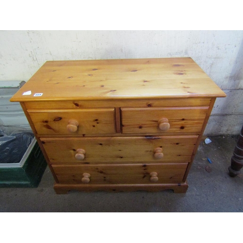 669 - PINE CHEST OF DRAWERS