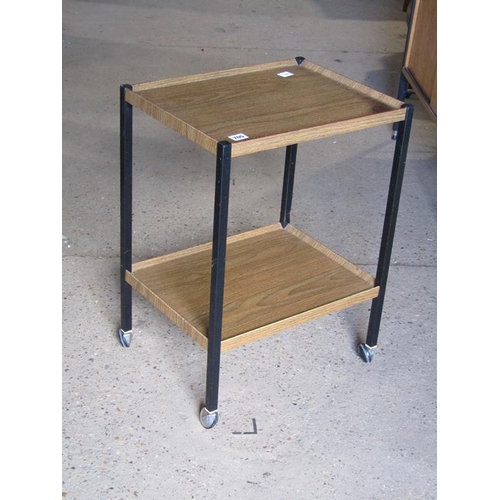 705 - METAL TWO TIER TROLLEY