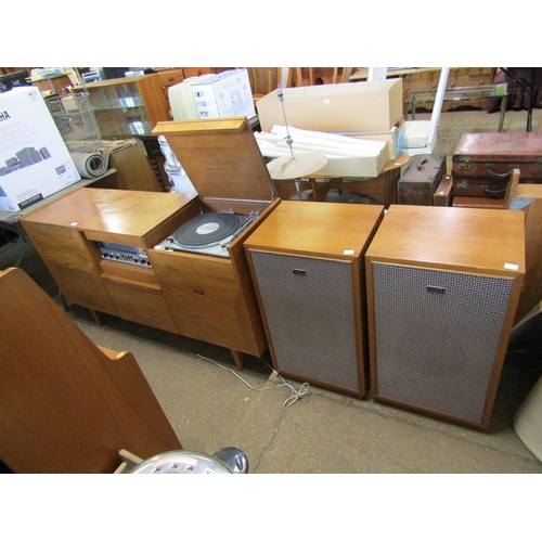 719 - LENCO RADIOGRAM AND PIONEER SPEAKERS