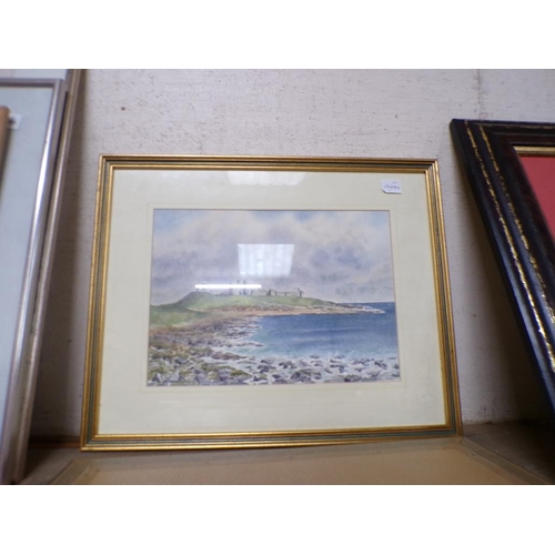 149 - TWO FRAMED WATERCOLOURS, COASTAL SCENES