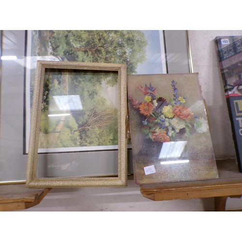 152 - FRAMED AND COLOURED STILL LIFE PRINTS