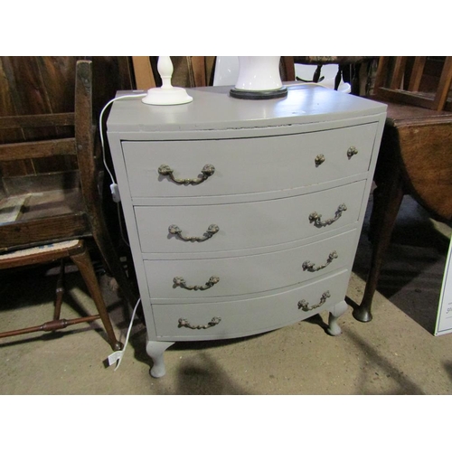 740 - PAINTED FOUR DRAWER CHEST