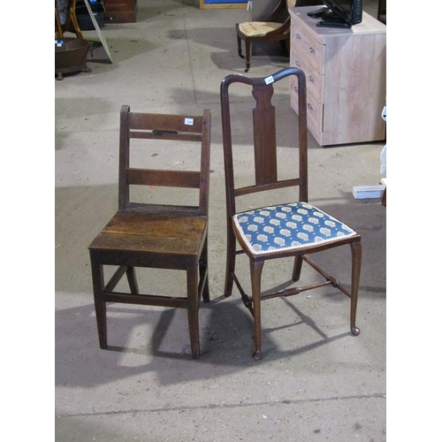 742 - TWO CHAIRS