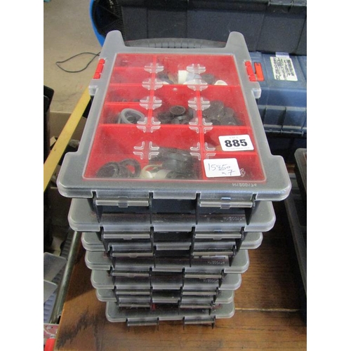 885 - LARGE QTY OF WASHERS AND SPRINGS ETC