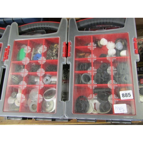 885 - LARGE QTY OF WASHERS AND SPRINGS ETC