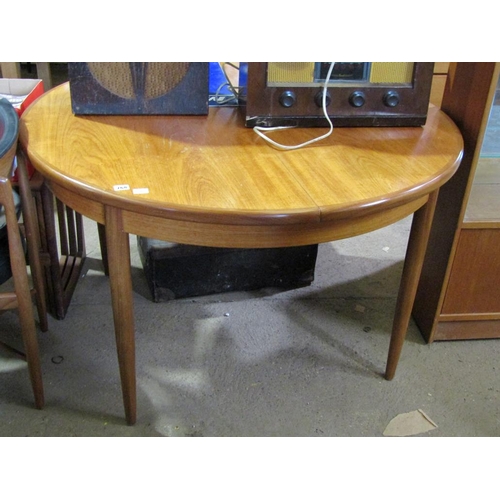 768 - TEAK EXTENDING DINING TABLE AND SIX G PLAN CHAIRS