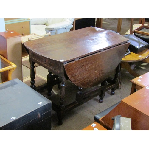 773 - OAK GATELEG TABLE