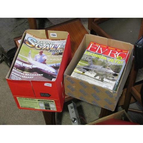 780 - QTY OF FLYING MAGAZINES AND ELECTRICAL EQUIPMENT ETC