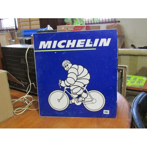 781 - VINTAGE MICHELIN TIN SIGN