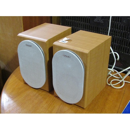 782 - PAIR OF SONY SPEAKERS