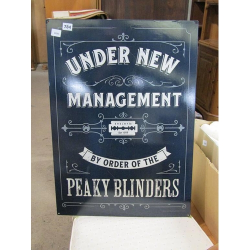 784 - PEAKY BLINDERS SIGN