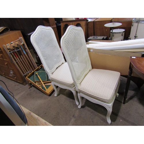 787 - TWO CANE BACKED CHAIRS