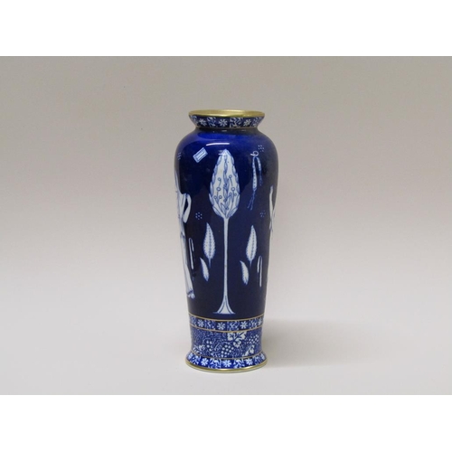 201 - A late 19c/early 20c Royal Doulton vase of baluster form, decorated with classical figures, blue gro... 