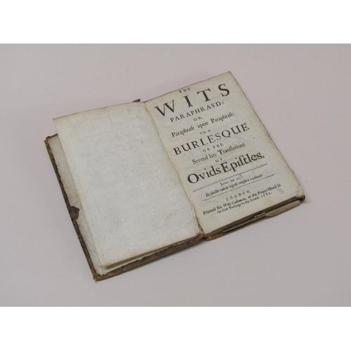 3 - A book - The Wits Paraphras'd or Parapharfe Upon Paraphrase in a Burlesque n the several late transl... 