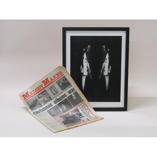 231 - Framed photographic artwork for the album 'Double Fantasy ' by John Lennon & Yoko Ono.  This artwork... 