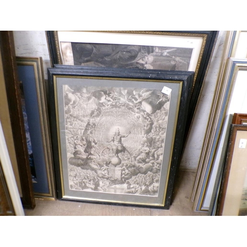 162 - QTY OF FRAMED ENGRAVINGS