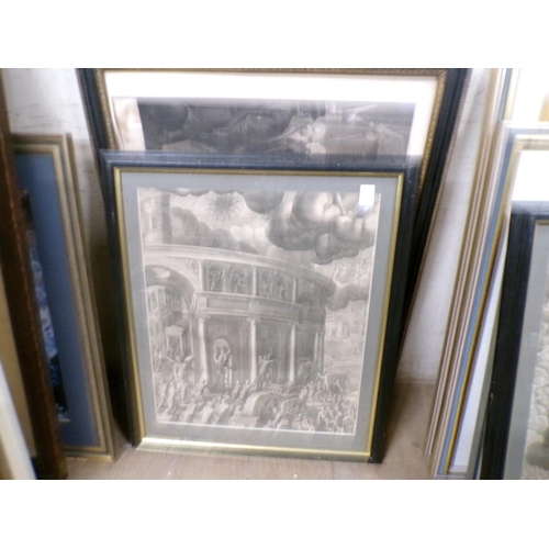 162 - QTY OF FRAMED ENGRAVINGS