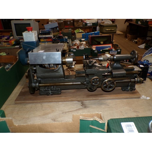 294 - GEORGE ADAMS SC LATHE AND ACCESSORIES