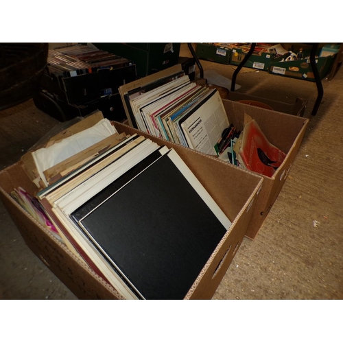 443 - TWO BOXES OF MIXED RECORDS