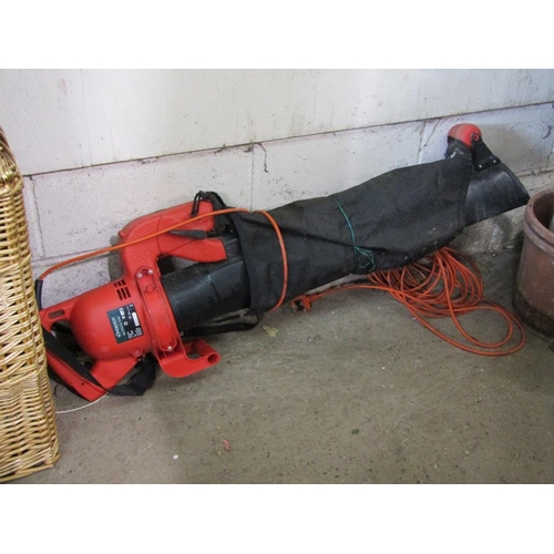 566 - LEAF BLOWER AND A GARDEN VAC