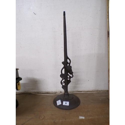 6 - CAST METAL STAND