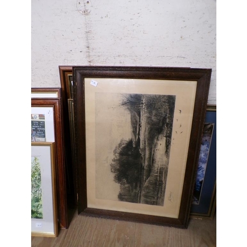 163 - FRAMED OILS AND PRINTS INC. LOWRY