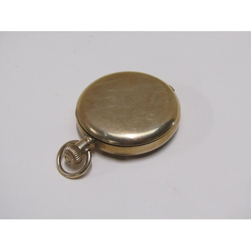 1481 - ELGIN GOLD PLATED POCKET WATCH IN ORIGINAL CARD BOX