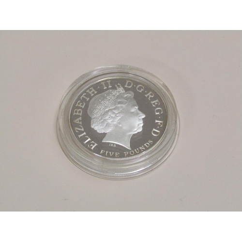 1506 - ROYAL MINT CHRISTENING OF HRH PRINCE GEORGE OF CAMBRIDGE 2013 UK £5 SILVER PROOF COIN NUMBERED 05625