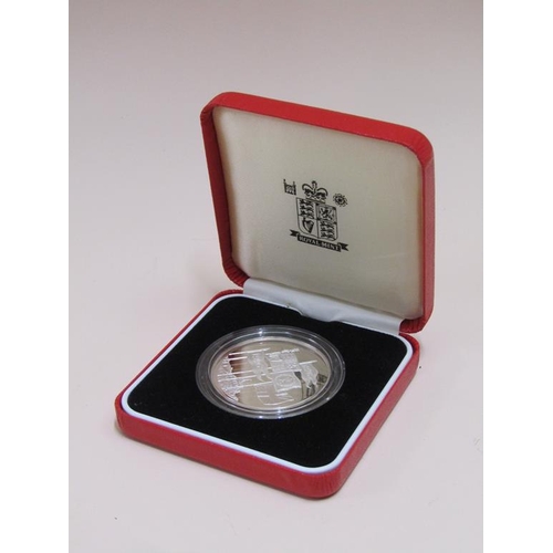 1513 - ROYAL MINT 1996 UNITED KINGDOM, HRH QUEEN ELIZABETH II 70th BIRTHDAY SILVER PROOF CROWN