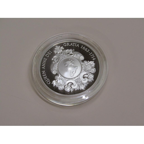 1515 - ROYAL MINT 300 ANNIVERSARY DEATH OF QUEEN ANNE 2014 UK £5 SILVER PROOF COIN