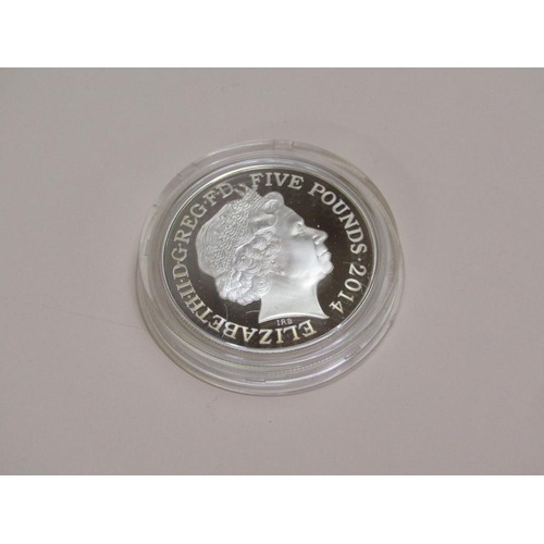 1515 - ROYAL MINT 300 ANNIVERSARY DEATH OF QUEEN ANNE 2014 UK £5 SILVER PROOF COIN