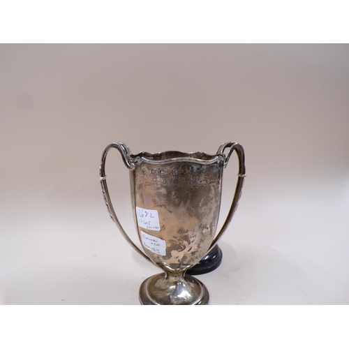 1724 - ELKINGTON AND CO. SILVER TROPHY CUP THE FIRST CITY BATTALION THE KINGS (LIVERPOOL) REGIMENT PLATOON ... 