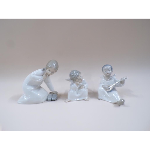 1793 - THREE LLADRO FIGURES - LARGEST 15CM H