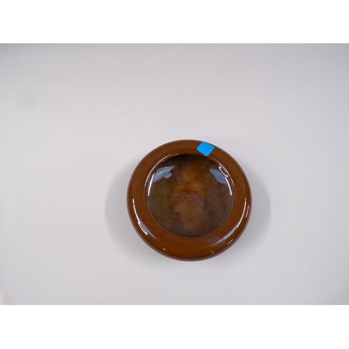 1798 - REPRO ORIENTAL BROWN GLAZED BOWL, 18CM W