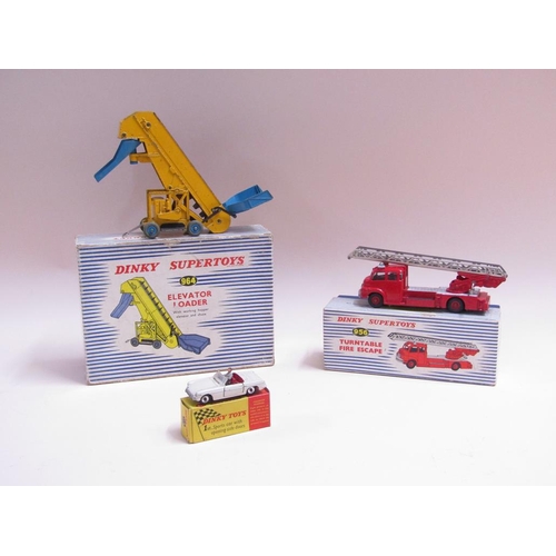 1694 - BOX OF DINKY, MATCHBOX AND CORGI TOYS TO INC. DINKY SUPERTOYS 964 ELEVATED LOADER, DINKY SUPERTOYS 9... 