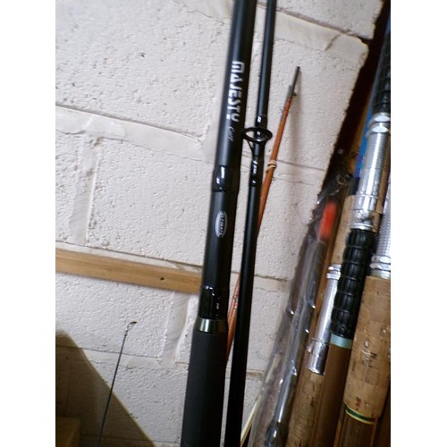 345 - FISHING RODS AND REELS ETC