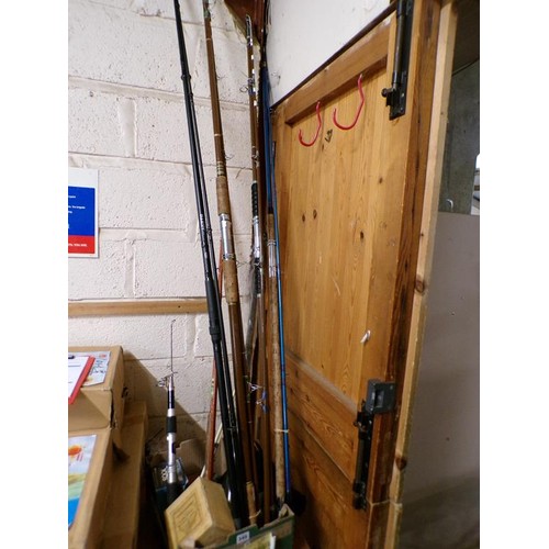 345 - FISHING RODS AND REELS ETC