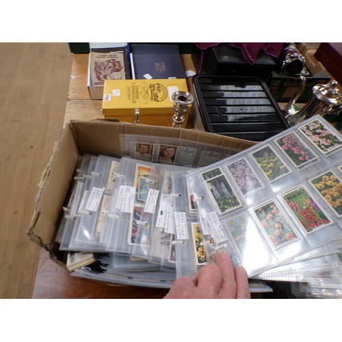 1756 - TWO BOXES OF CIGARETTE CARDS