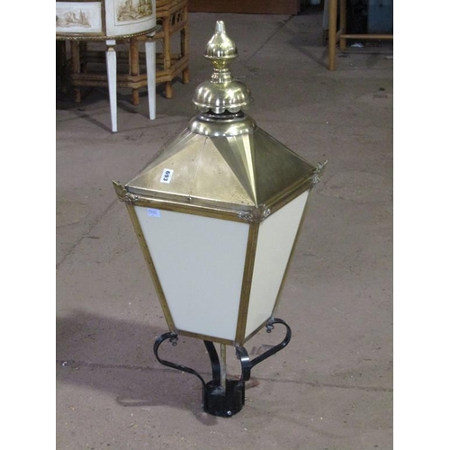 693 - BRASS LANTERN