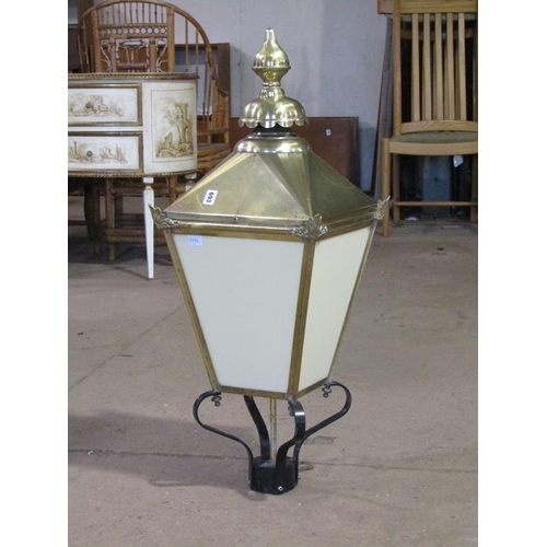 693 - BRASS LANTERN