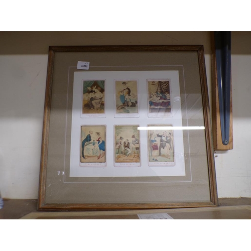 FRAMED PICTORIAL CARDS