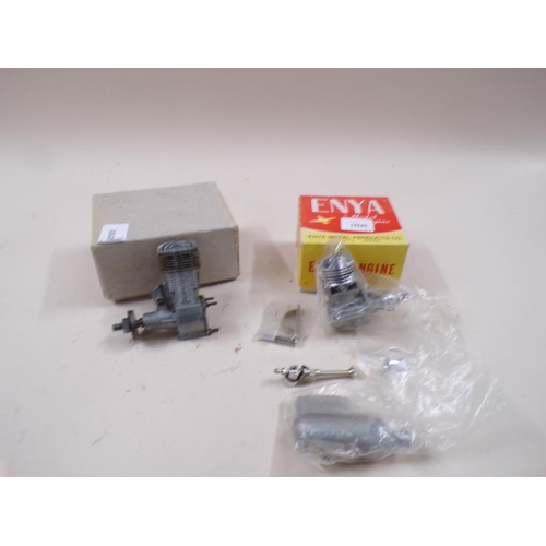 1350 - BOXED MODEL ENGINES TO INCL ENYA