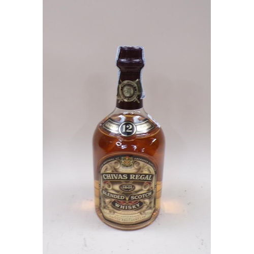 1392 - BOTTLE OF CHIVAS REGAL BLANDED SCOTCH WHISKEY