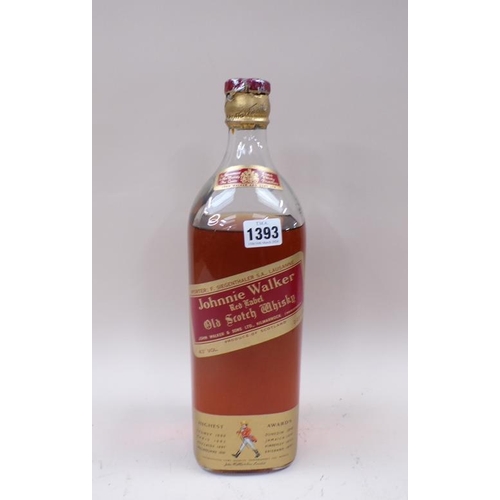 1393 - JOHNNIE WALKER RED LABEL SCOTCH WHISKEY