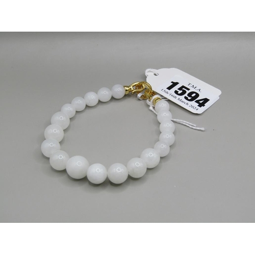 1594 - MUTTON FAT JADE BRACELET