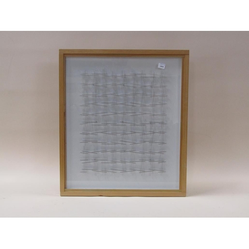 1255 - RANDOM ALUMINIUM BY LAURENCE SPAREY F/G 60 x 54 cms