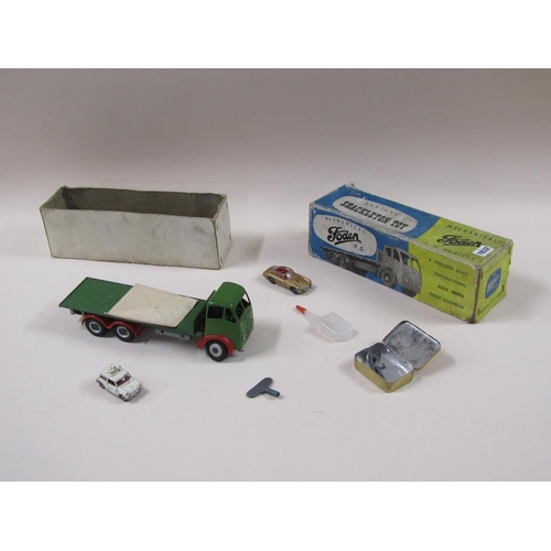 1632 - SHACKLETON TOY MECHANICAL FODEN F.G VEHICLE IN ORIGINAL BOX TOGETHER WITH CORGI TOYS JAMES BOND ASTO... 