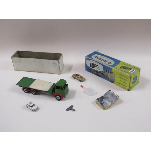 1632 - SHACKLETON TOY MECHANICAL FODEN F.G VEHICLE IN ORIGINAL BOX TOGETHER WITH CORGI TOYS JAMES BOND ASTO... 