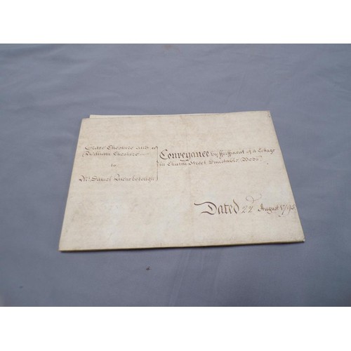 1424 - BOX OF EARLY INDENTURES